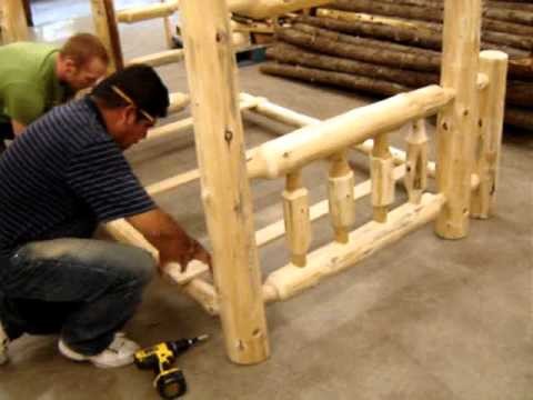 The Log Furniture Store - Our  Bunk Bed Assembly