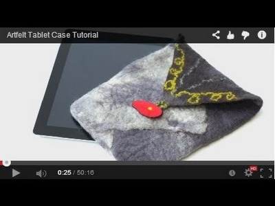 Artfelt Tablet Case Tutorial