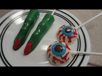 Candy Melting Wafer Demo #2: Halloween lollipops, witches fingers and eyeballs