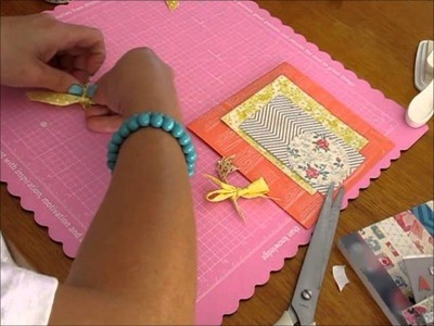 Card Making Tutorial Glitz Roller Stamp & Washi Tape Flags - Koko Vanilla Designs