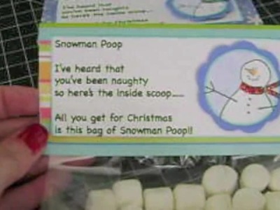 Christmas Holiday Co-worker gift Snow Man Poop
