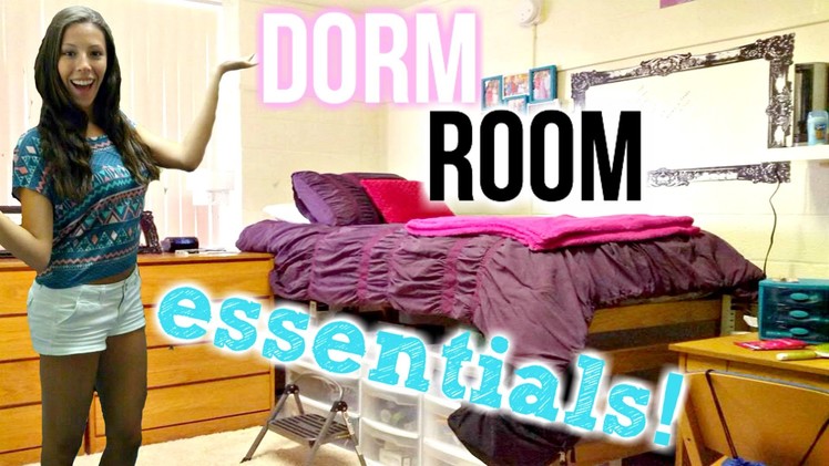 College Dorm Room Essentials! | Storage.Organization Tips & Tricks
