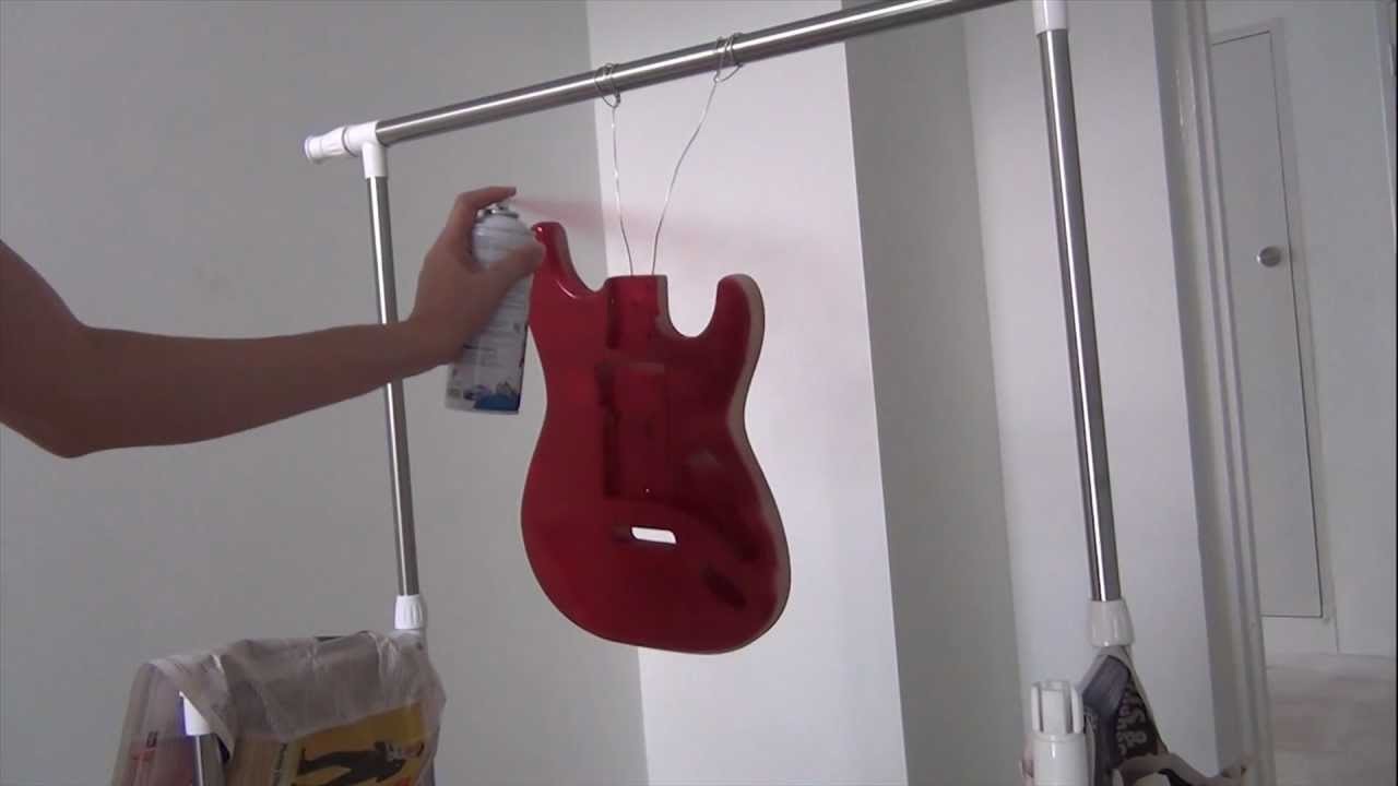DIY Strat Step 3 : Painting the Guitar