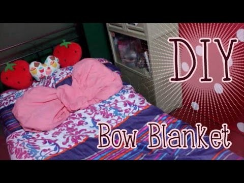 Fold your own Bow Blanket!