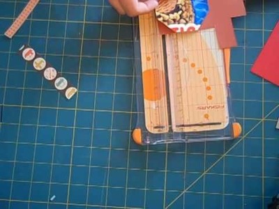 Handmade Cosmo Cricket Luggage Tag with Rachel