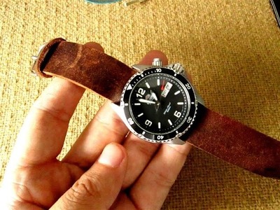 How I Make Leather Watch Strap  DIY