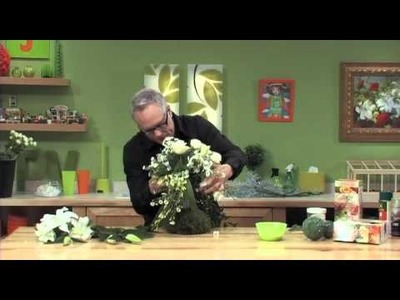 How to Arrange Flowers-  A Cascading Wedding Bouquet!