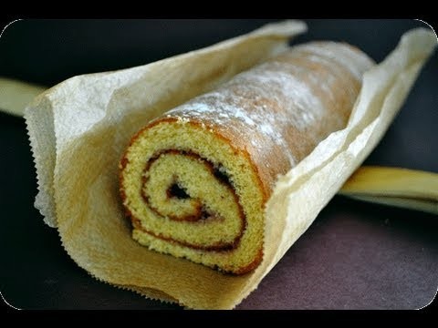 How to bake a swiss roll cake (Easy)
