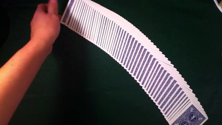 How to do card tricks: spread and flip a deck