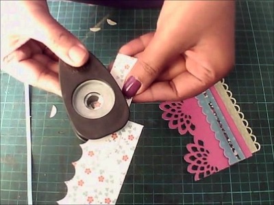 How to: Make a Background using Pattern Papers and punches by Lulupu TV