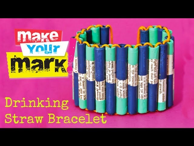 How to Make a Drinking Straw Bracelet (re-edit)