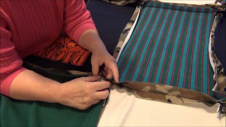 How To Make A T-Shirt Rag Quilt