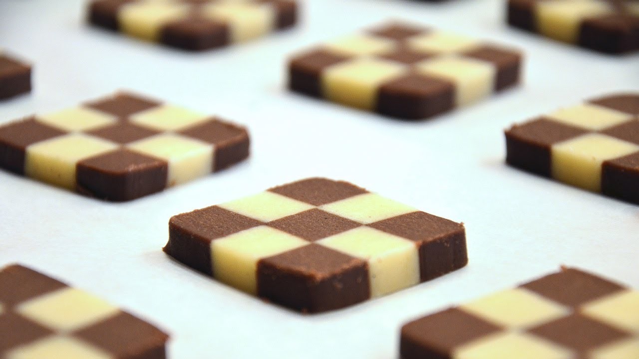 How To Shape Checkerboard Cookies
