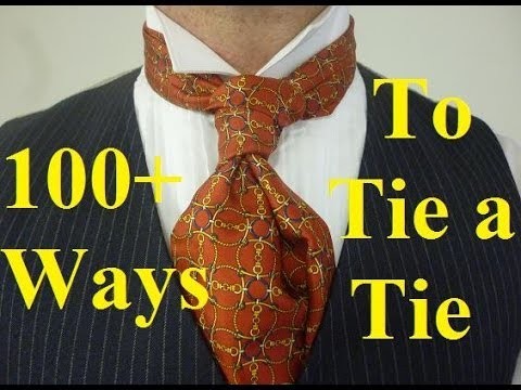How to tie an Ascot or Cravat into a Ruche Knot aka Scrunchie Knot