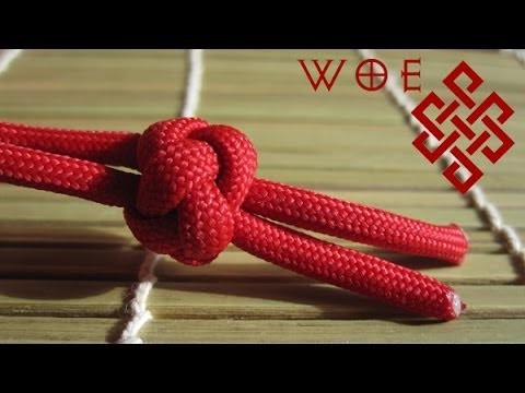 How to Tie the Ideal Paracord Lanyard Knot (Two Strand Diamond Knot)