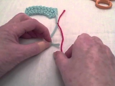 Joining yarn with a knot
