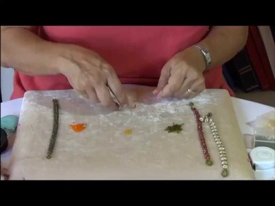 Kleshna Jewellery London Daisy Stitch - How to make a Daisy Chain Crystal Bracelet