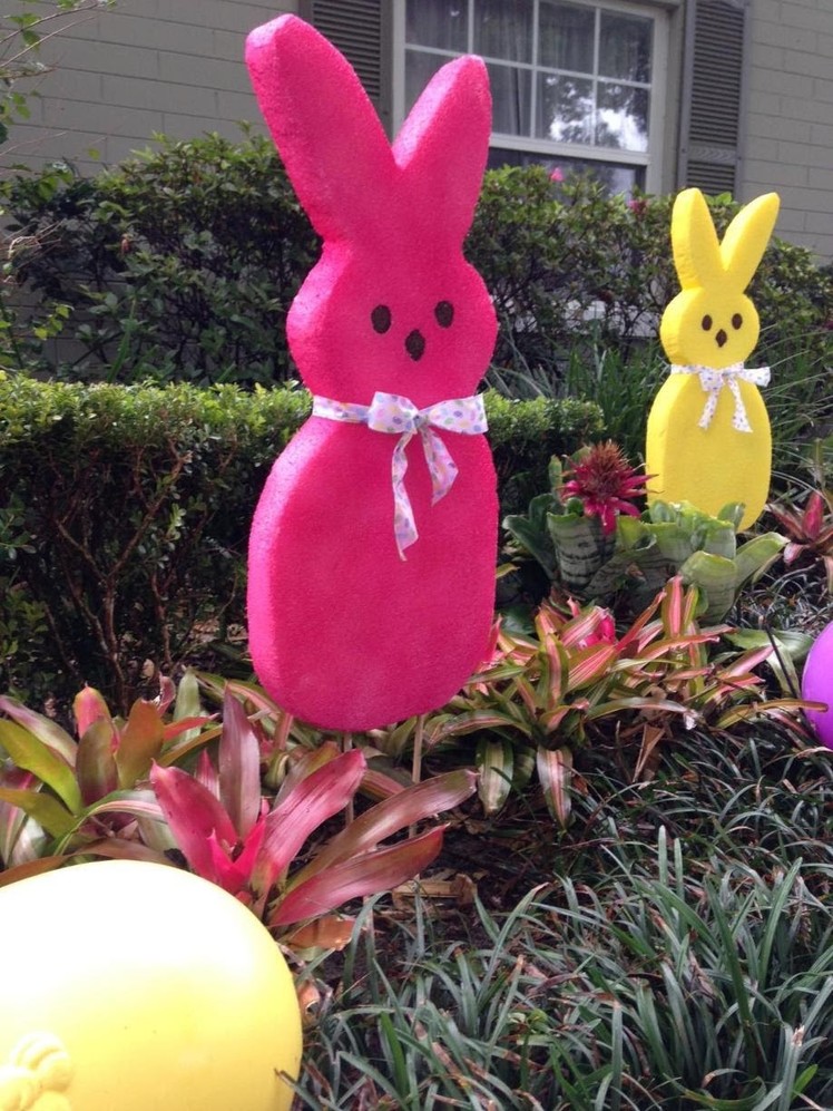 Large EASTER Bunny Decoration "How To" - FAST & SUPER EASY!