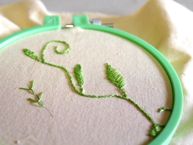 Learn Hand Embroidery with Me Series: The Fly Stitch