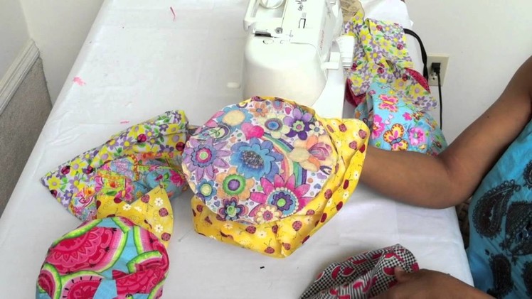 Learn How to make Childs Bucket Style Hat Part 1