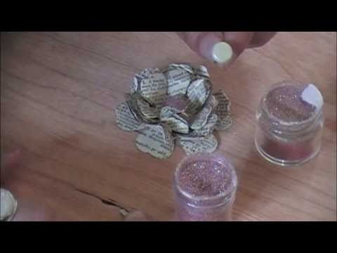 Make your own Glitter Brads(Snippets of Stuff)