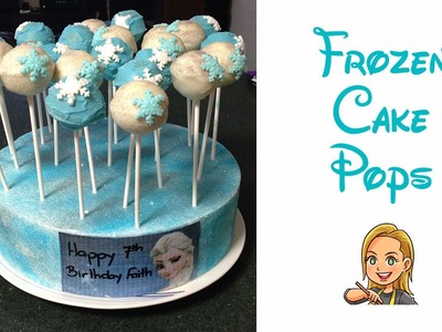 Making Disney Frozen Inspired Cake Pops