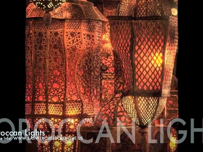 Moroccan lamps Lights Chandelier lantern pendant lights wall sconces Moroccan design