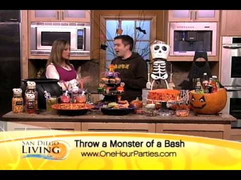 One Hour Parties -- Halloween Party Food on "San Diego Living"