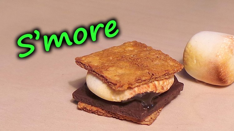 'Realistic' Polymer Clay S'more Tutorial