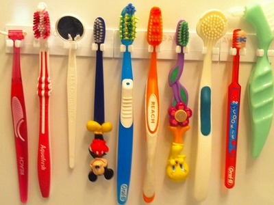 Sandra Baggott inventer of the Hang Away Universal  Toothbrush Holder