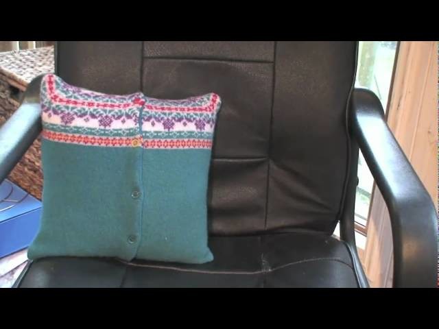 Textile Art - recycled cushion covers