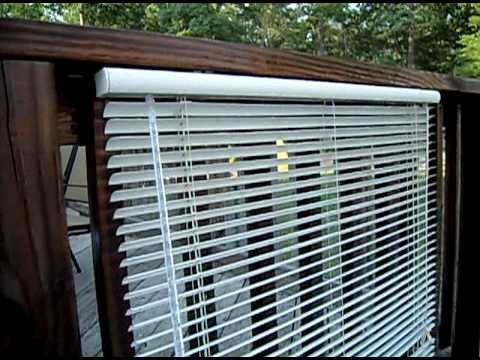The Redneck Way To Clean Vinyl Blinds.  So Amazing even Billy Mays would be amazed