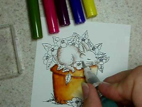 Tombow coloring Tutorial by: Trudy