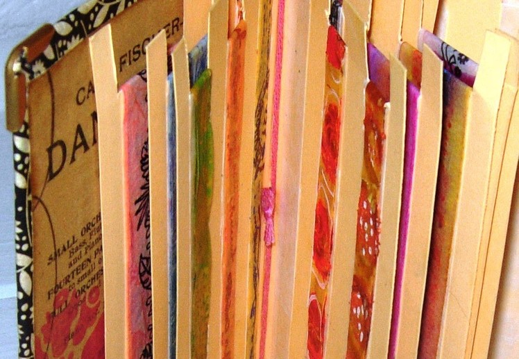 Washi Tape.Ribbon Storage Book Tutorial