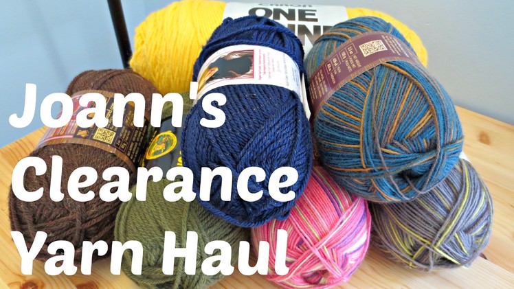 Yarn Haul - Joann's Clearance