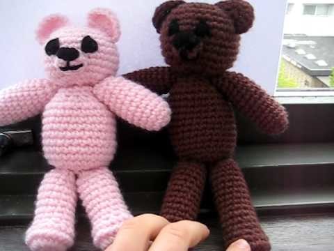 Amigurumi Crochet Bear - Violet & Teddy