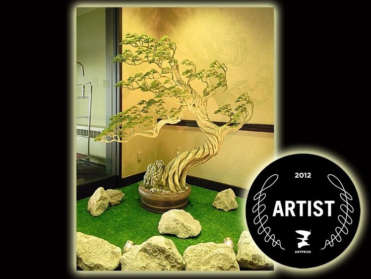 Art Prize 2012 Grand Rapids, MI. Bonsai Tree Charm of the East by Oksana Loboda