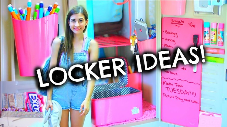 Back To School Locker Organization & DIY Decorations | Tumblr Inspired!