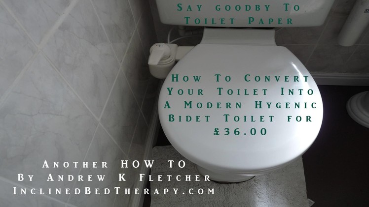 Bidet DIY Install Guide Easy Toilet. No more poop smearing toilet paper for our bums!