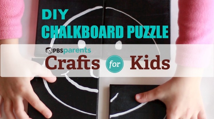 Chalkboard Canvas Puzzle | Crafts for Kids | PBS Parents