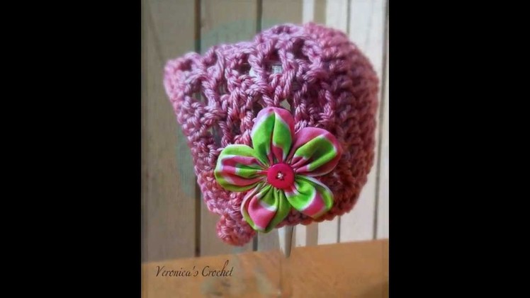 Crochet Bonnet Pattern *Sweet Serenity Bonnet*