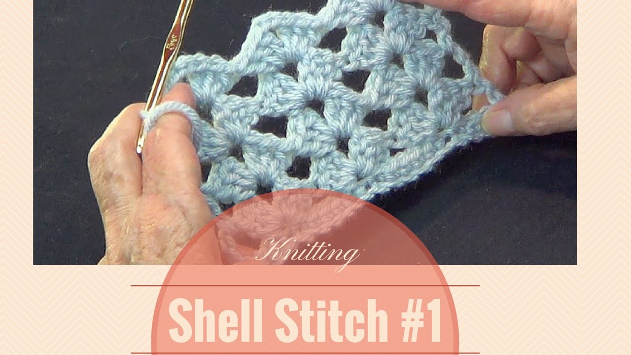 Crochet Shell Stitch #1 | Open Shell Lace Stitch Pattern