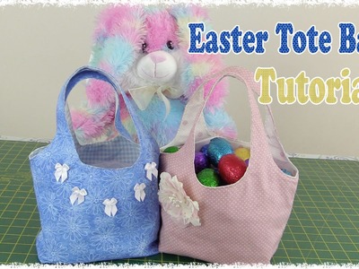 Cute Easter Tote Bag Tutorial Using Two Fat Quarters