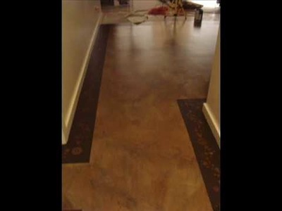 DIY Concrete Floor Painting: Faux Finish