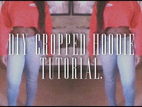 DIY || Cropped Hoodie Tutorial | Meghan Ashley.