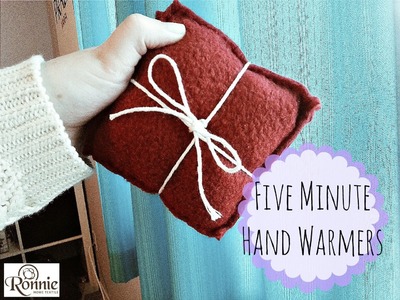 DIY: Five Minute Hand Warmer