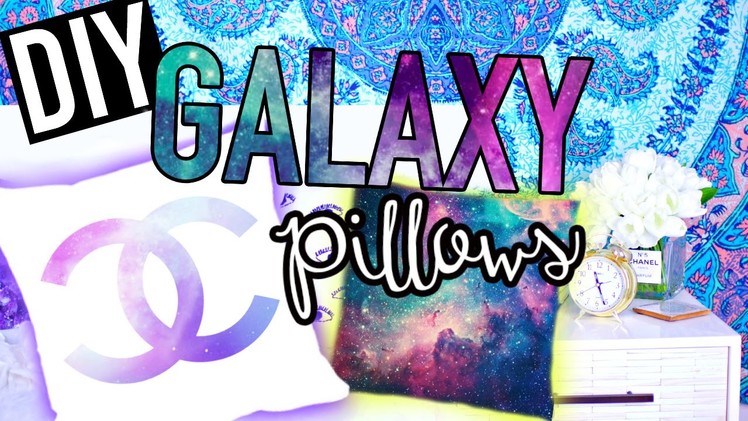 DIY Galaxy Pillows! Tumblr Room Decor for Teens!