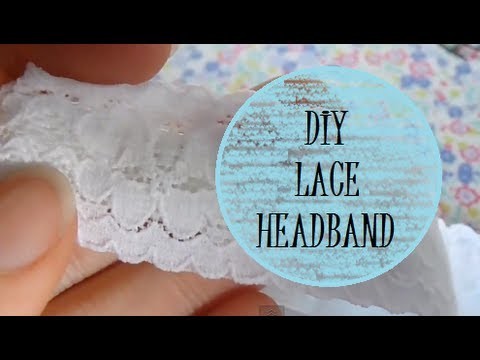 DIY Lace Headband