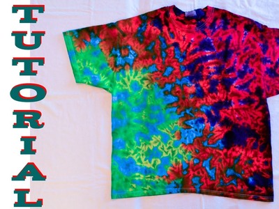 DIY Tie Dye Crinkle Scrunch Shirt [Short Tutorial]