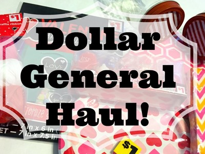 Dollar Store Crafts: Dollar General Valentine's Day Haul